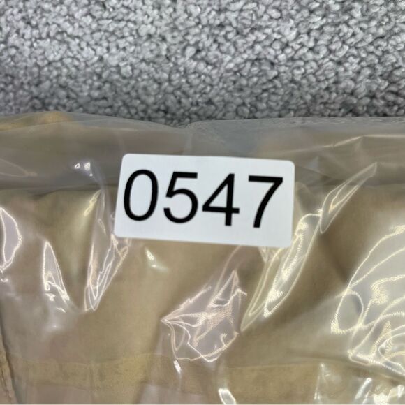 Aerie Cargo Pants Women’s Medium Tan Straight High Rise Elastic Waist Drawstring - Picture 15 of 15